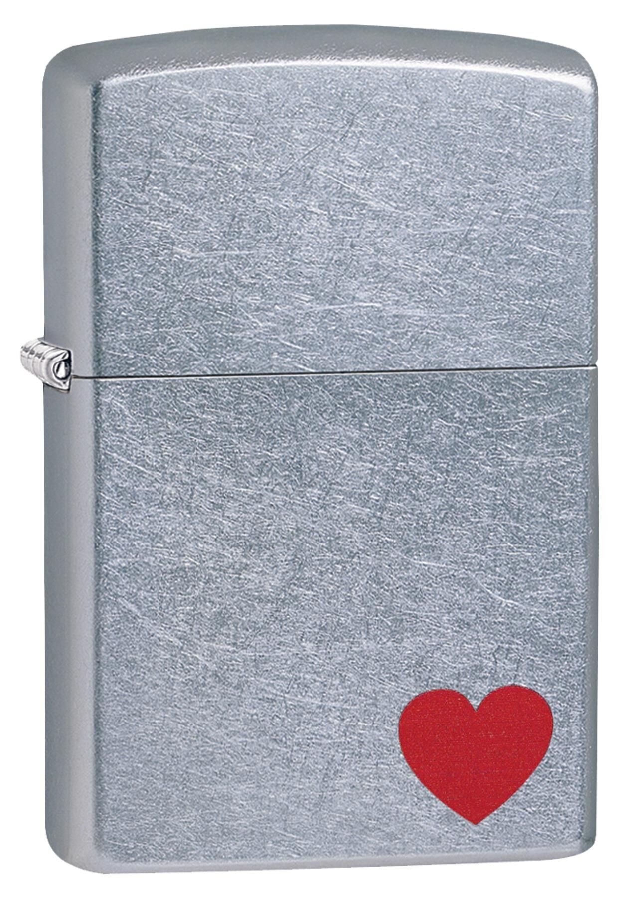 Zippo Red Heart Love Design Çakmak