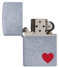 Zippo Red Heart Love Design Çakmak
