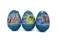Sponge Bob Square Pants Sünger Bob Kare Şort -Glutensiz Çikolatalı Sürpriz Yumurta 20 g (3 ADET)