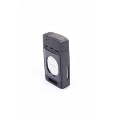 Parmida Black Crackle Çift Torch Pürmüz Puro Çakmağı S-Cut Puro Makası