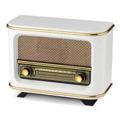 Retro Nostaljik Tasarım Ahşap Radyo