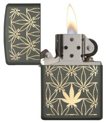 Zippo All Around Leaf Design Çakmak