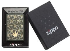 Zippo All Around Leaf Design Çakmak