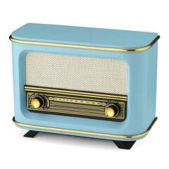 Retro Nostaljik Tasarım Ahşap Radyo