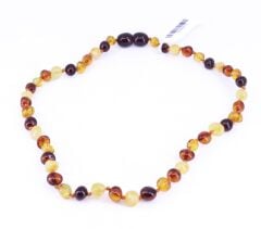 Ateş Kehribar Bebek Diş Kolyesi