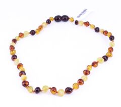 Ateş Kehribar Bebek Diş Kolyesi