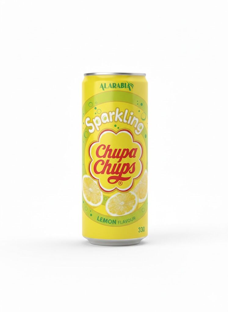 Chupa Chups Sparkling Lemon Flavour - Limon Aromalı Gazlı İçecek 330 ml