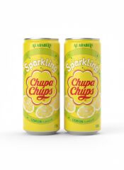 Chupa Chups Sparkling Lemon Flavour - Limon Aromalı Gazlı İçecek 330 ml (2 ADET)