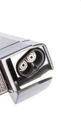 Parmida Gunmetal Çift Torch Pürmüz Puro Çakmağı V-Cut Puro Makası