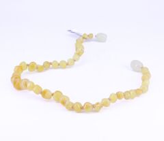 Sarı Kehribar Bebek Diş Kolyesi