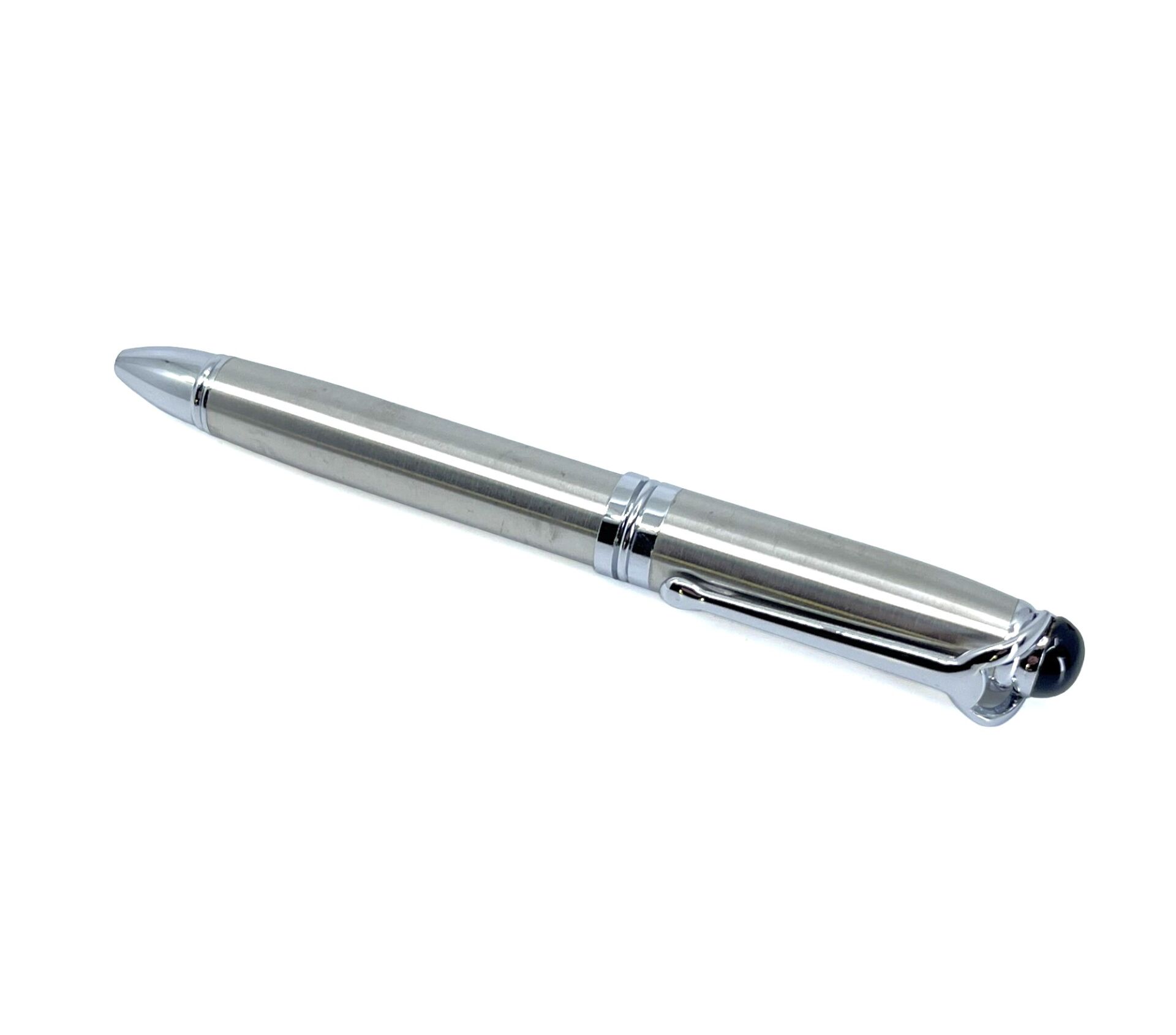 Lüks Metal Tükenmez Kalem - Özel Hediyelik Kutulu, Gümüş Renk, Şık ve Ergonomik Tasarım