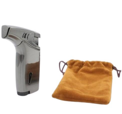 Silvio Monetti Tek Torch Pürmüz Pipo-Puro Çakmağı Gunmetal