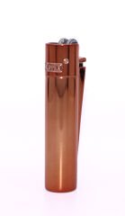 Clipper Özel Kutusunda Metal Çakmak - Koyu Rose Gold Parlak (Polish Dark Rose Gold)