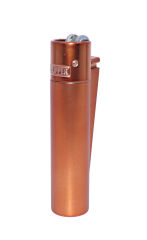 Clipper Özel Kutusunda Metal Çakmak - Koyu Rose Gold Mat (Brushed Dark Rose Gold)