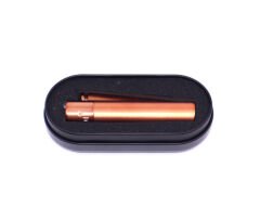 Clipper Özel Kutusunda Metal Çakmak - Koyu Rose Gold Mat (Brushed Dark Rose Gold)