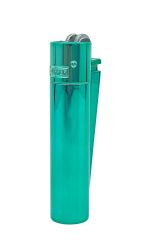 Clipper Özel Kutusunda Metal Çakmak - Metalik Turkuaz Parlak (Polish Metal Turquoise)
