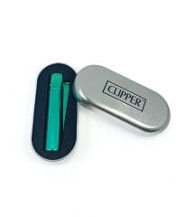 Clipper Özel Kutusunda Metal Çakmak - Metalik Turkuaz Parlak (Polish Metal Turquoise)