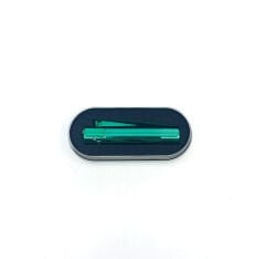 Clipper Özel Kutusunda Metal Çakmak - Metalik Turkuaz Parlak (Polish Metal Turquoise)