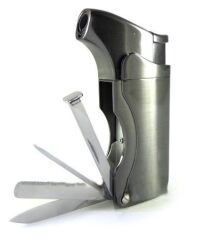 Silvio Monetti Tek Torch Profesyonel Pipo Çakmağı Gunmetal