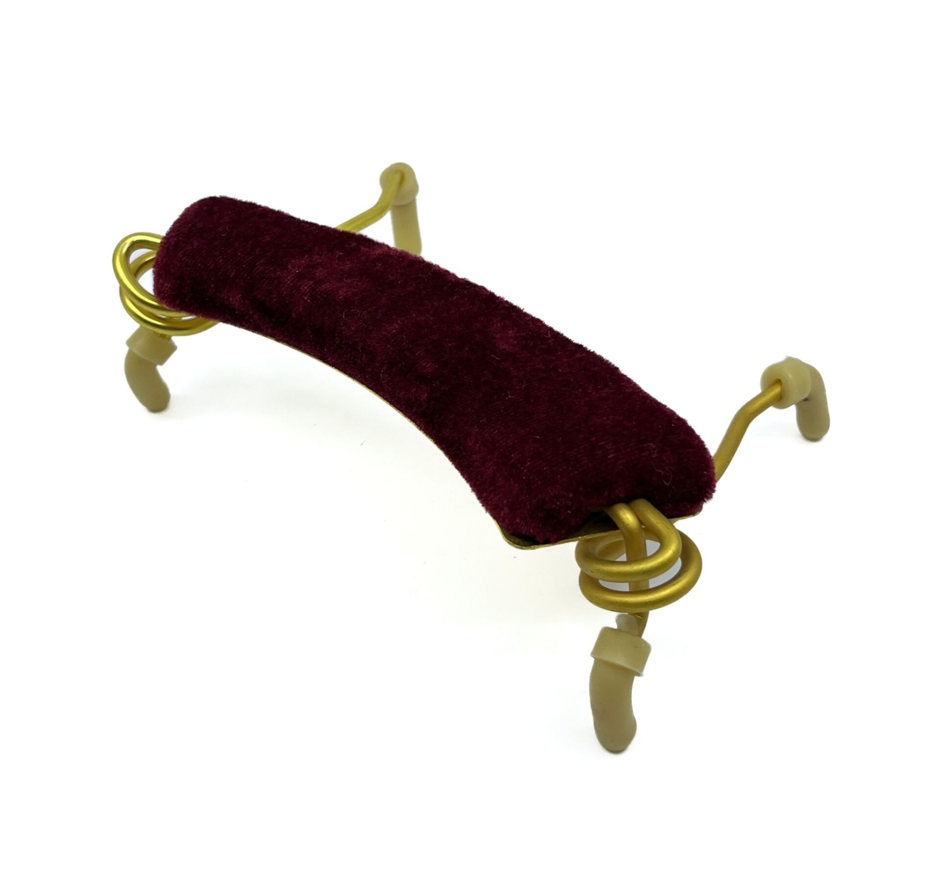 Lüks Kadife Kaplı Keman Omuzluğu - Ergonomik Metal Tasarım (44 ve 34 Uyumlu)