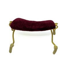 Lüks Kadife Kaplı Keman Omuzluğu - Ergonomik Metal Tasarım (44 ve 34 Uyumlu)