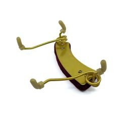 Lüks Kadife Kaplı Keman Omuzluğu - Ergonomik Metal Tasarım (44 ve 34 Uyumlu)