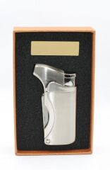 Silvio Monetti Tek Torch Profesyonel Pipo Çakmağı Parlak Krom