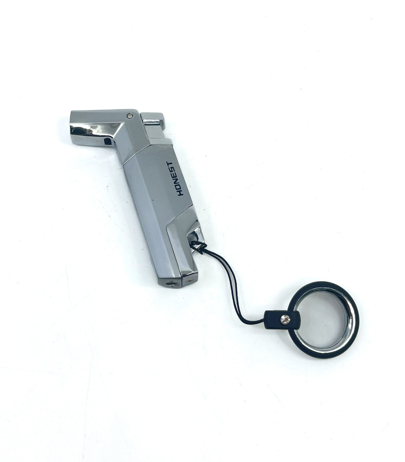 Honest Gümüş Renk Tek Torch(Pürmüz) Pipo Çakmağı