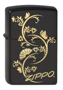 Zippo Flowers Logo Design Çakmak