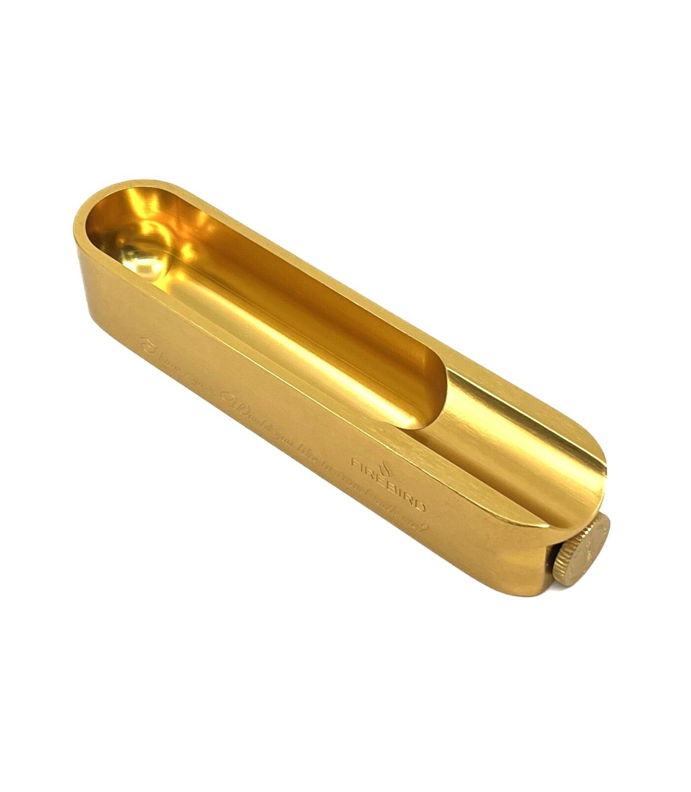 Firebird Gold Serisi Taşınabilir Puro Küllüğü - Pirinç Görünümlü Özel Tasarım