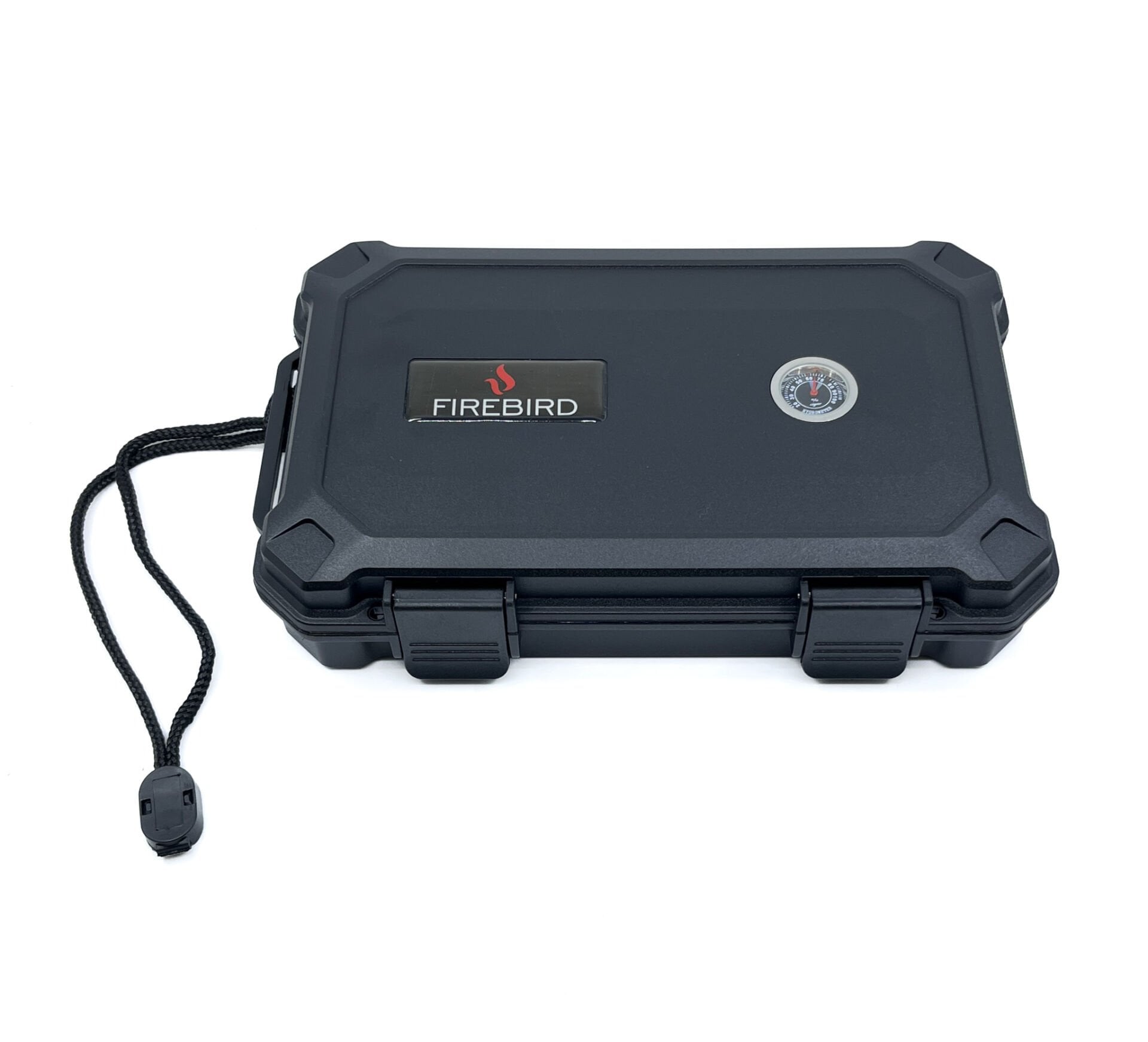 Firebird Darbeye Dayanıklı Dahili Nem Ölçerli Seyahat Tipi Humidor