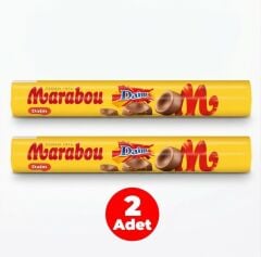 Marabou Daim Bademli Karamel Dolgulu Sütlü Çikolata 67 gr (2 ADET)