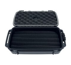 Firebird Su Geçirmez ve Darbeye Dayanıklı 5'li Seyahat Tipi Puro Humidoru - Siyah