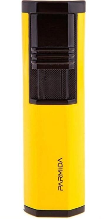 Parmida Çift Torch Pürmüzlü Puro Çakmağı Sarı