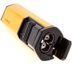 Parmida Çift Torch Pürmüzlü Puro Çakmağı Sarı