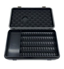 Firebird Lüks Seyahat Tipi Puro Humidoru - Higrometreli, Su Geçirmez, Darbeye Dayanıklı Çanta