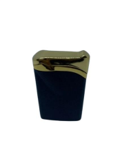 Aomai Tek Torch Pürmüzlü Puro Çakmağı Siyah-Gold