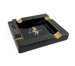 FireBird Lüks Seramik Puro Küllüğü - Gold Detaylı Retro Pin-Up