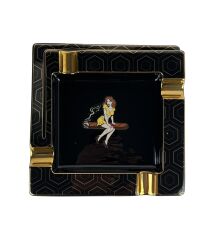 FireBird Lüks Seramik Puro Küllüğü - Gold Detaylı Retro Pin-Up