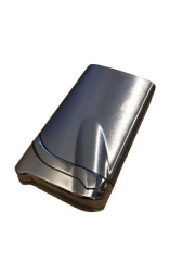 Aomai Tek Torch Pürmüzlü Puro Çakmağı Parlak Krom