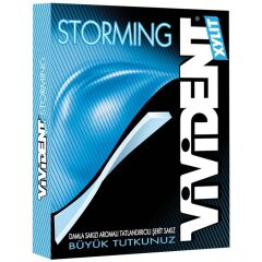 Vivident Storming Damla Sakızı Aromalı Şekersiz-Tatlandırıcılı Şerit Sakız 33g (2 ADET)