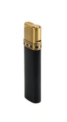 Aomai Slim Tek Torch Pürmüzlü Puro Çakmağı Siyah-Gold