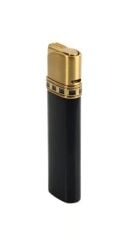 Aomai Slim Tek Torch Pürmüzlü Puro Çakmağı Siyah-Gold