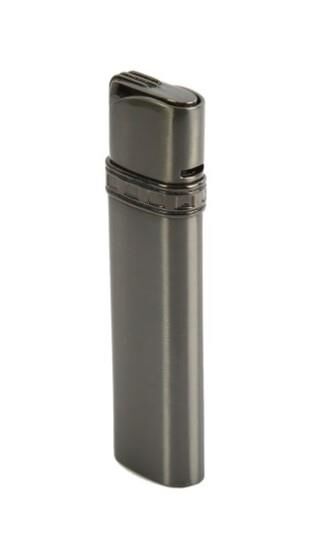 Aomai Slim Tek Torch Pürmüzlü Puro Çakmağı Gunmetal