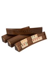 Oval Ceviz Okey Takımı