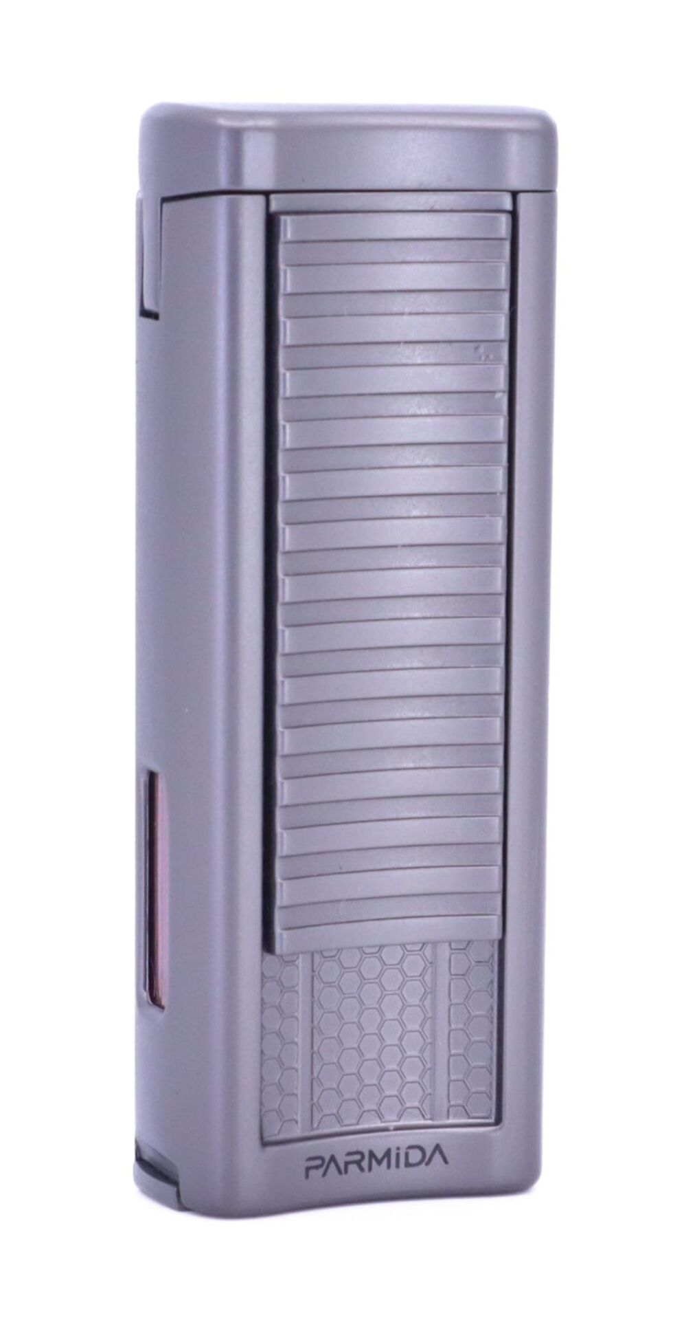 Parmida Hexagon Gunmetal Çift Torch Puro Çakmağı
