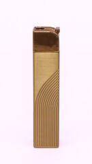 Metal Slim Puro Çakmağı - Gold Tek Torch Jet Alev