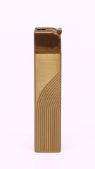 Metal Slim Puro Çakmağı - Gold Tek Torch Jet Alev