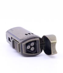 Parmida 3 Torch Puro Çakmağı Antik Pirinç Dizayn