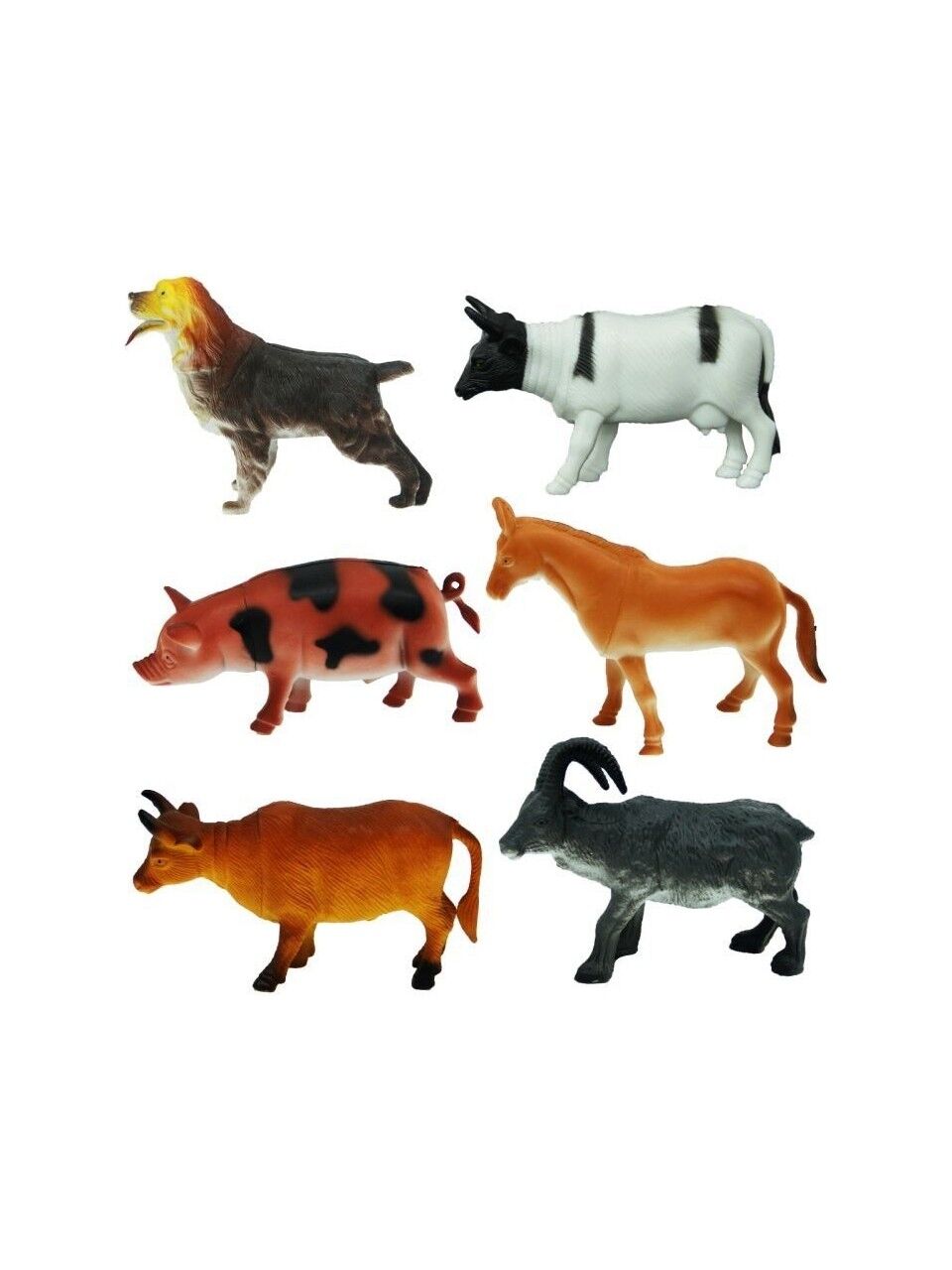 Sunman Crazoo Çiftlik Hayvanları Büyük Poşet 6lı